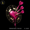 Pink Heart Bullseye Darts Streetwear Print