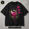 Pink Heart Bullseye Darts Streetwear Print