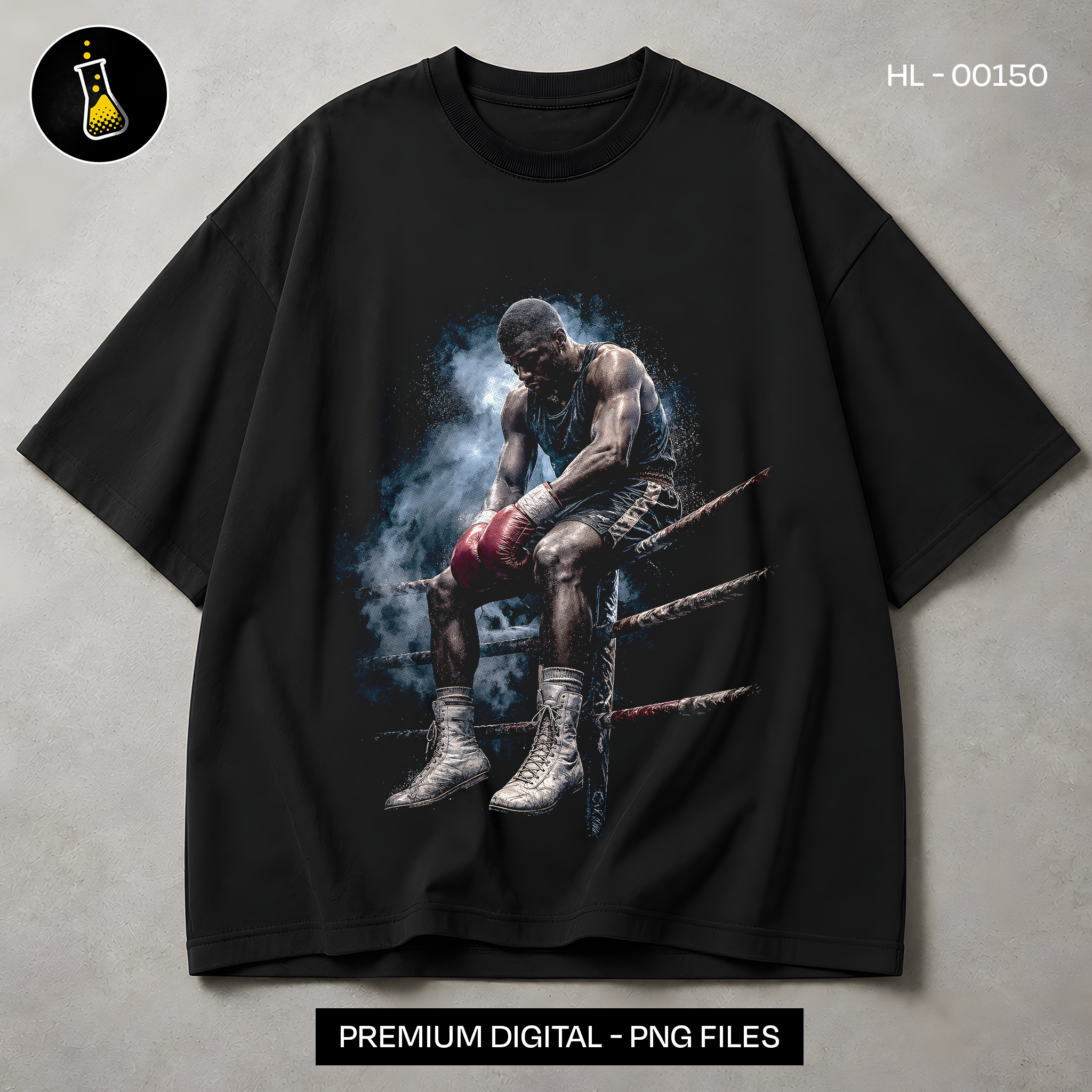 Boxer Ringside Rest Streetwear Print