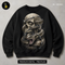 Skull Rattlesnake Barbed Wire Streetwear Print