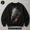 Racehorse Blue Checkered Blinkers Streetwear Print