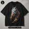 Racehorse Blue Checkered Blinkers Streetwear Print