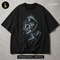 Broken Glass Hooded Figure Streetwear Print