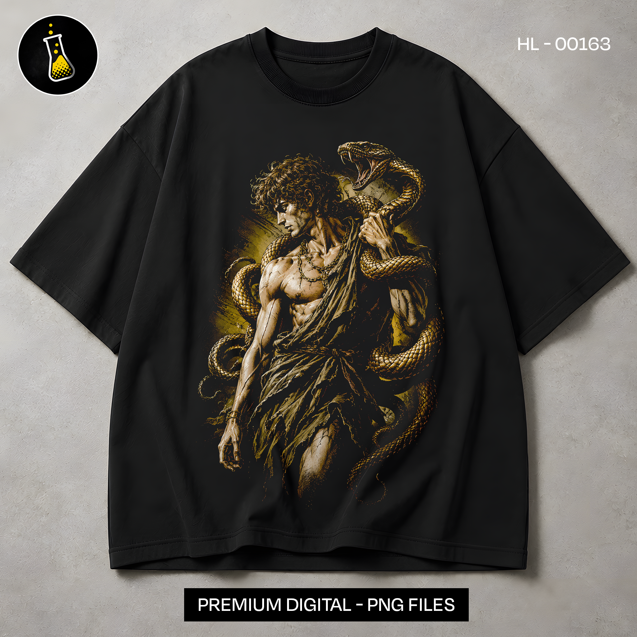 Apollo and Serpent Streetwear Print
