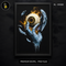 Burning Eyeball in Angel Hands Streetwear Print