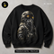 Fighter Pilot Skull Helmet Streetwear Print