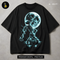 Skeleton Under Full Moon Streetwear Print