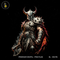 Horned Skull Knight Warrior Streetwear Print