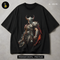 Horned Skull Knight Warrior Streetwear Print