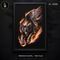 Winged Fire Wolf Streetwear Print