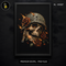 Burning Helmet Skull Roses Streetwear Print