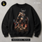 Barbarian Warrior on Skulls Streetwear Print