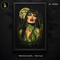 Green Slime Vampire Woman Halloween Print