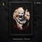 Bloody Killer Clown Top Hat Halloween Print