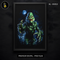 Swamp Gill Creature Full Moon Halloween Print