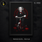 Creepy Puppet Red Tricycle Halloween Print