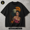 Masked Killer Vintage Pinup Couple Halloween Print
