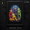 Zombie Alien Kids Broken TV Halloween Print