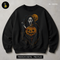 Ghost Face Killer Pumpkin Knife Halloween Print