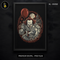 Evil Clown Red Balloon Haunted House Halloween Print