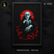 Nosferatu Vampire Red Moon Halloween Print