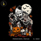 Scary Evil Clown Pumpkin Halloween Print