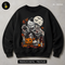 Scary Evil Clown Pumpkin Halloween Print