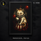 Creepy Clown Cat Balloons Halloween Print