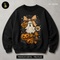 Cute Ghost Pumpkin Bows Halloween Print