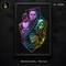 Horror Movie Villains Neon Halloween Print