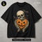 Skull Skeleton Hands Pumpkin Heart Halloween Print