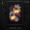 Cute Ghosts Pumpkins Checkered Halloween Print