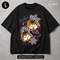Cute Ghosts Pumpkins Checkered Halloween Print
