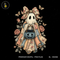 Cute Patchwork Ghost Pumpkin Bucket Halloween Print