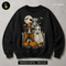 Cute Halloween Cows Costumes Pumpkins Print