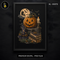 Cute Jack O Lantern Witch Hat Halloween Print