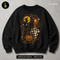 Cute Black Cat Witch Pumpkin Halloween Print