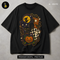 Cute Black Cat Witch Pumpkin Halloween Print