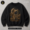 Cute Black Cat Leopard Cloak Halloween Print
