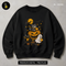 Cute Raccoon Cat Ghost Pumpkin Halloween Print