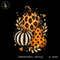 Cute Patterned Pumpkins Trio Autumn Halloween Print