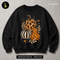 Cute Patterned Pumpkins Trio Autumn Halloween Print