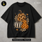 Cute Patterned Pumpkins Trio Autumn Halloween Print