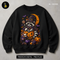 Cute Raccoon Witch Pumpkin Moon Halloween Print