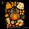 Cozy Fall Pumpkin Sweater Boots Print