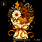 Gingham Pumpkin Daisy Bouquet Print