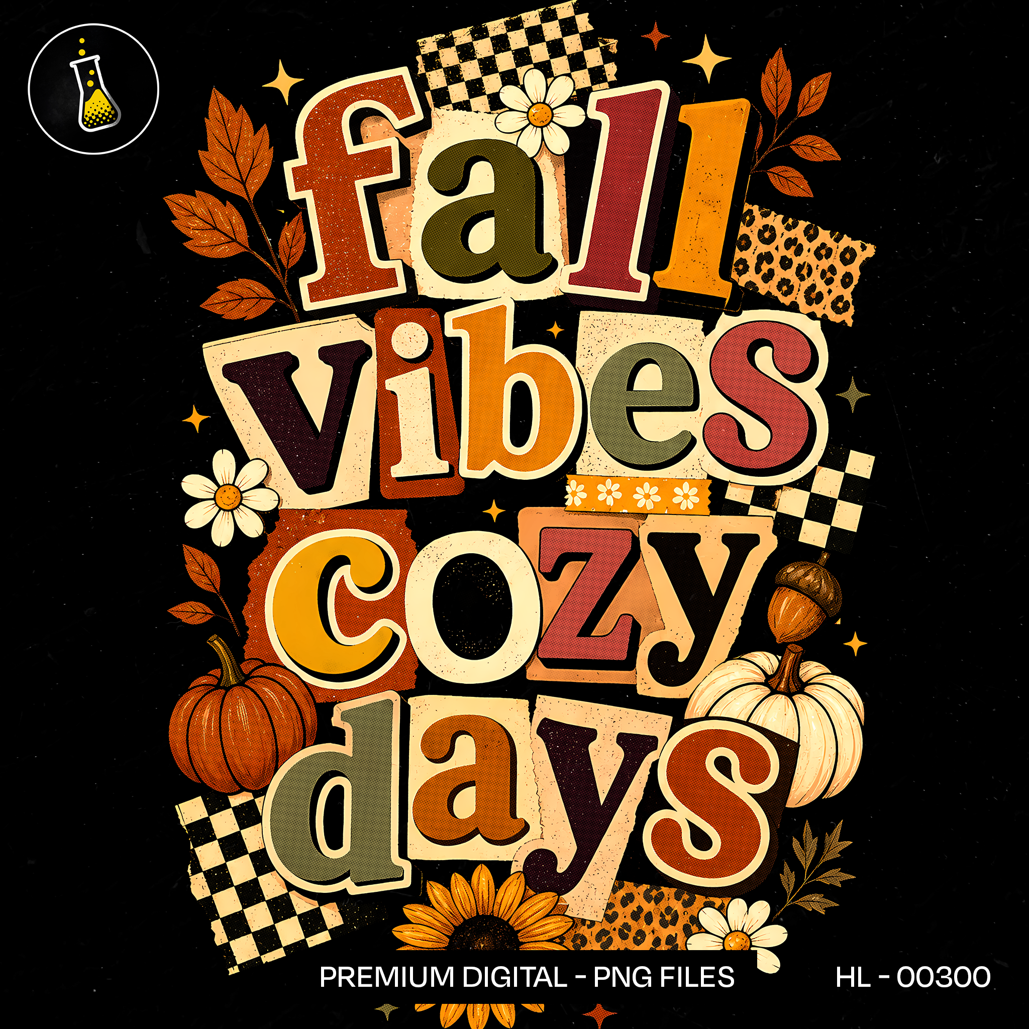 Fall Vibes Cozy Days Print