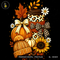 Leopard Coffee Cup Pumpkin Sunflower Print