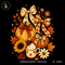 Cozy Fall Pumpkin Latte Bow Print