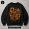 Leopard Bow Sunflower Pumpkin Print